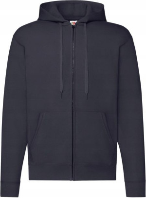 Bluza męska rozpinana z kapturem Fruit NAVY L