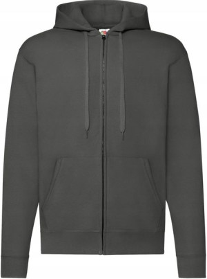 Bluza męska rozpinana z kapturem Fruit GRAPHITE
