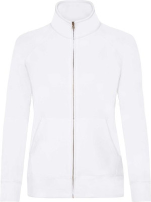 Bluza damska Fruit rozpinana na zamek WHITE L