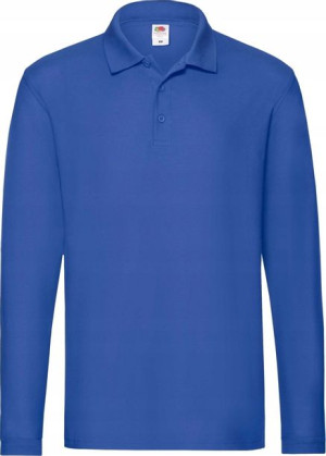 Koszulka Polo męska z długim rękawem Fruit BLUE XL