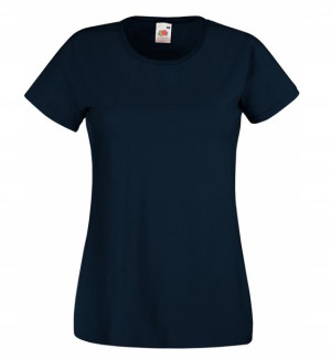 T-shirt Koszulka damska Fruit Ringspun DEEPNAVY L