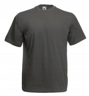 T-shirt Koszulka męska Fruit Ringspun GRAPHITE XL