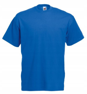 T-shirt Koszulka męska Fruit Ringspun BLUE L