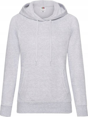 Bluza damska z kapturem lekka Fruit GREY XL