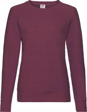 Bluza damska Fruit of the loom lekka BURGUNDY XS