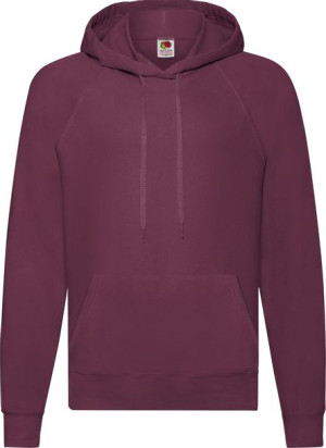 Lekka Bluza męska z kapturem Fruit BURGUNDY XXL