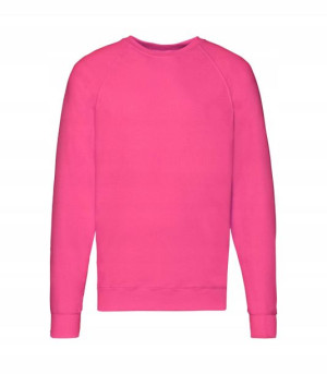 Bluza męska Raglan Lekka Fruit of the loom FUCHSIA