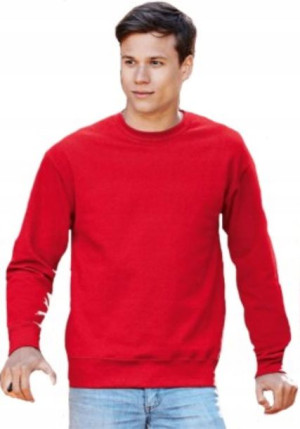 Bluza męska Raglan Lekka Fruit of the loom RED M