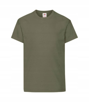 T-shirt Koszulka Dziecięca Fruit Classic Olive 140