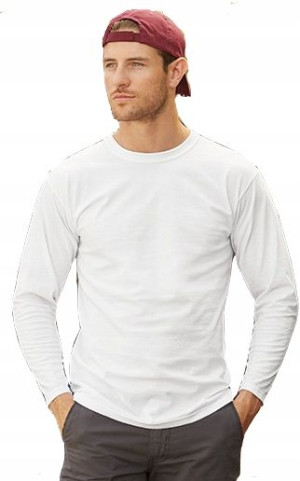 Koszulka Męska Z Długim Rękawem Fruit White Xxl