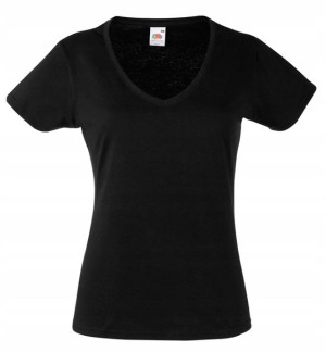 Koszulka Damska Fruit Of The Loom Dekolt V-neck