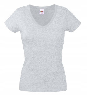Koszulka Damska Fruit Of The Loom Dekolt V-neck L