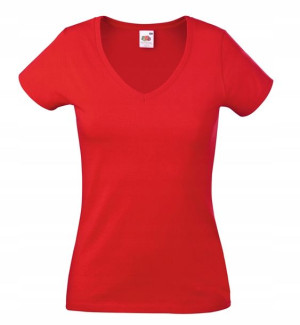 Koszulka Damska Fruit Of The Loom Dekolt V-neck L