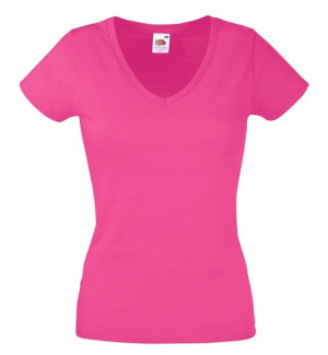 Koszulka T-shirt Fruit Dekolt V-neck W Serek S
