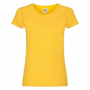 Damska Koszulka T-shirt Fruit Yellow R S