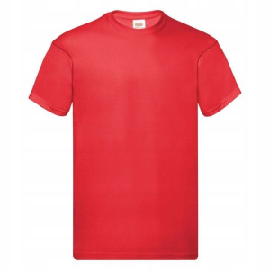 T-shirt Koszulka Fruit Of The Loom Red 3xl