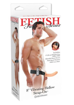 Fetish Fantasy FF VIBR HOLLOW STRAP ON Realistyczny Strap-On z wibracjami,