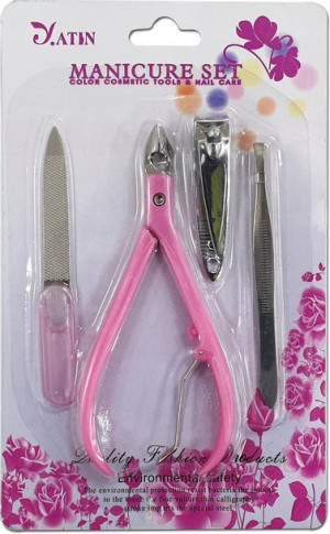 Zestaw przyrządów do pielęgnacji paznokci manicure