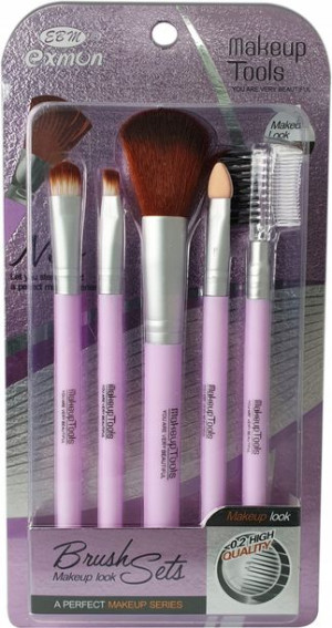 Zestaw 5 Sztuk Kosmetyczne Pędzle Makijażu Makeup