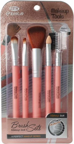 Zestaw 5 Sztuk Kosmetyczne Pędzle Makijażu Makeup