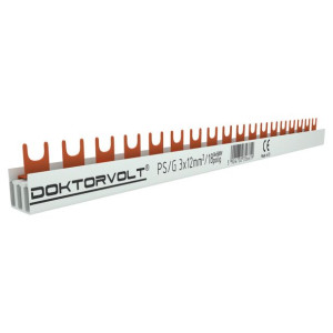 Szyna łączeniowa grzebieniowa PS/G 3-fazowa 18-modułowa 12mm2 80A