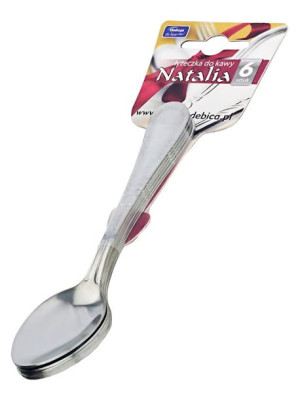 Łyżeczki do kawy Natalia 12cm 6 sztuk