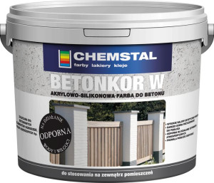 Chemstal Betonkor W Farba Do Ogrodzeń Betonu 3l