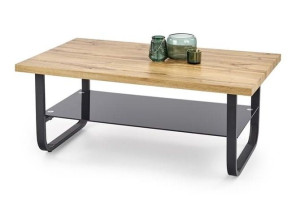 Nowoczesna prostokątna ława, stolik kawowy loft 120x60