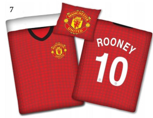 Pościel dziecięca bawełniana 140x200 2-częściowa Manchester United
