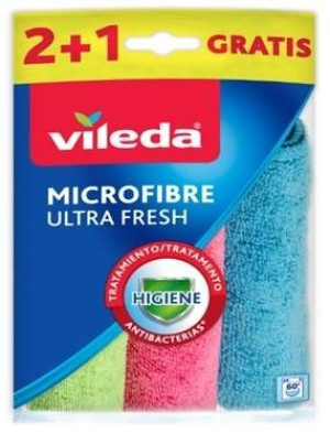 Ściereczka Vileda Mikrofibra Ultra Fresh 3 Sztuki