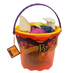 B.Toys Olbrzymie wiadro z akcesoriami – pomarańczowe Shore Thing