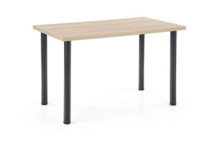 MODEX 2 120 stół kolor blat - dąb sonoma, nogi - czarny (2p=1szt)