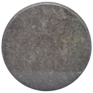 Lumarko Blat do stołu, czarny, Ø60 x 2,5 cm, marmur