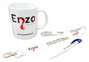 Zestaw Promocyjny Enzo Polska Kubek Smycz Długopis