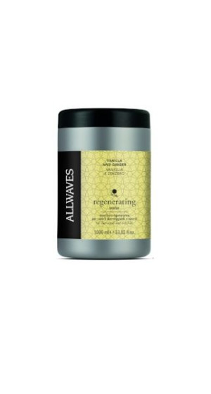 Allwaves regenerująca maska do włosów wanilia imbir 1000ml
