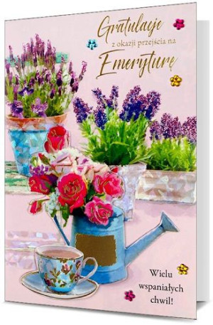 Kartka na Emeryturę dla Kobiety  HM 1492