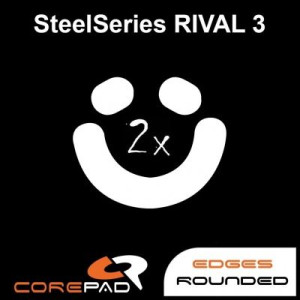 2 x CorePad Ślizgacze do SteelSeries Rival 3