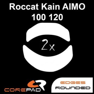 2 x CorePad Ślizgacze Roccat Kain AIMO 100, 120