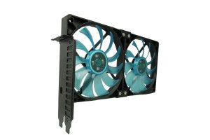 Gelid SL-PCI-02 2xWentylatory SLIM 120mm na PCI