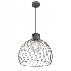 Nowoczesny Żyrandol BEVERONE grafit 54054H GLOBO