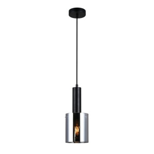 Italux Żyrandol Sardo PND-5581-1-BK+SG dymiony