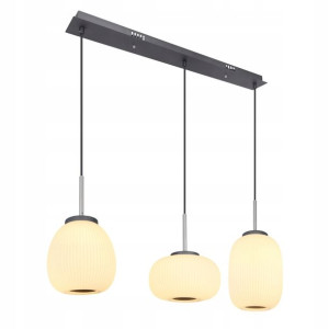 Żyrandol 15437H2 BOOMER biały opal 45W GLOBO