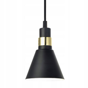 Italux Lampa BIAGIO czarna złota MD-H16079BL-1