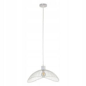 Italux Biały Żyrandol Nunez PND-1702-1-L-W Loft