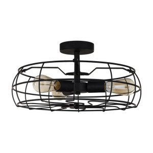 Plafon Rayo Mxm-2580/3 Bk Loft Retro Italux