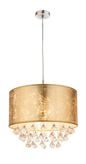 Żyrandol Amy złoty 15187H3 40cm E27 GLOBO