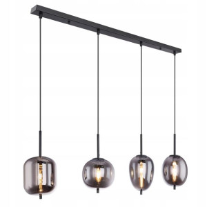 Globo Nowoczesny Żyrandol 15345-4 BLACKY dymiony
