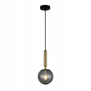 Italux Żyrandol Ravena PND-2324-1 BRO+SG Dymione