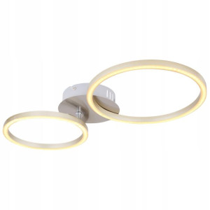 Globo Nowoczesny Plafon LED 67233-24N Kendy Satyna