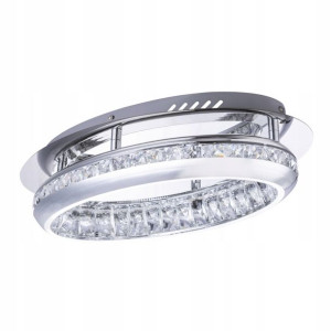 Globo Plafon 67096-18 HOMMI KRYSZTAŁ CHROM LED A